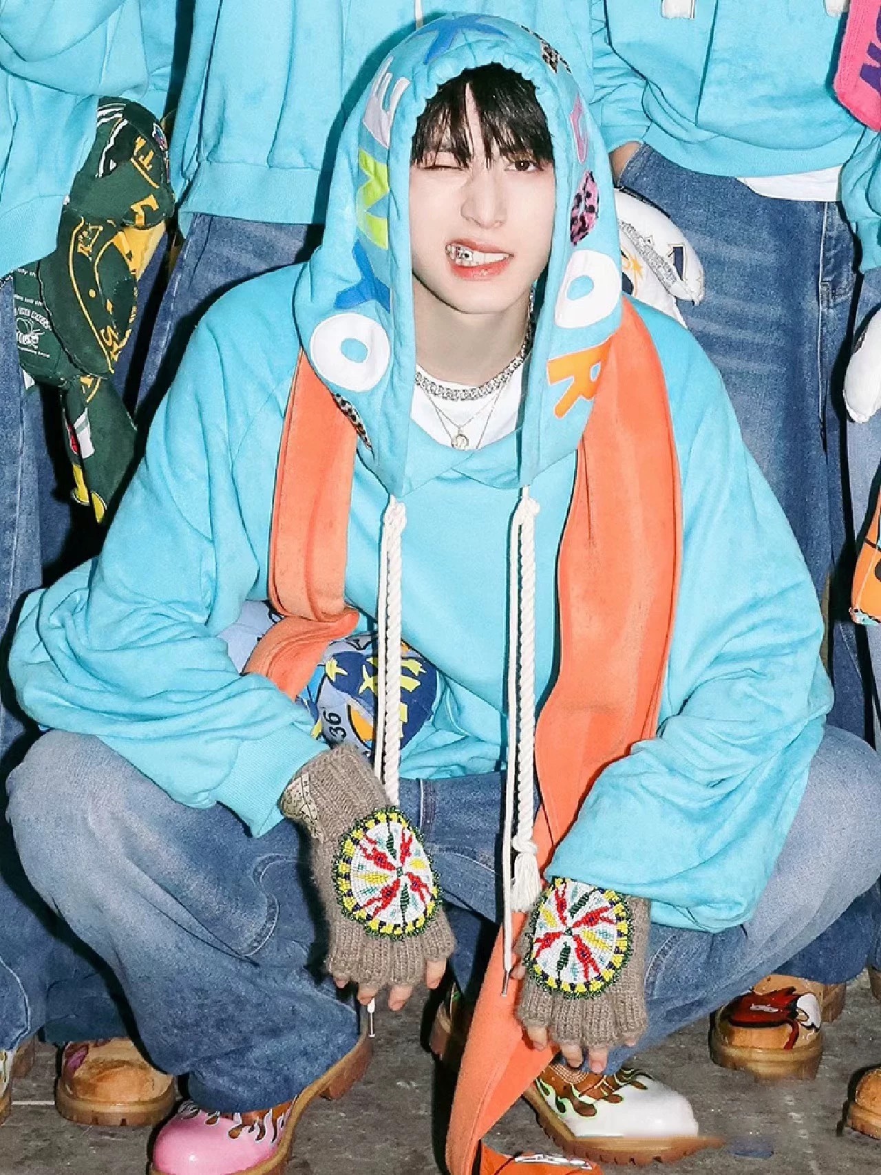 Boynextdoor one and only stage inspired BLUE HOODIE