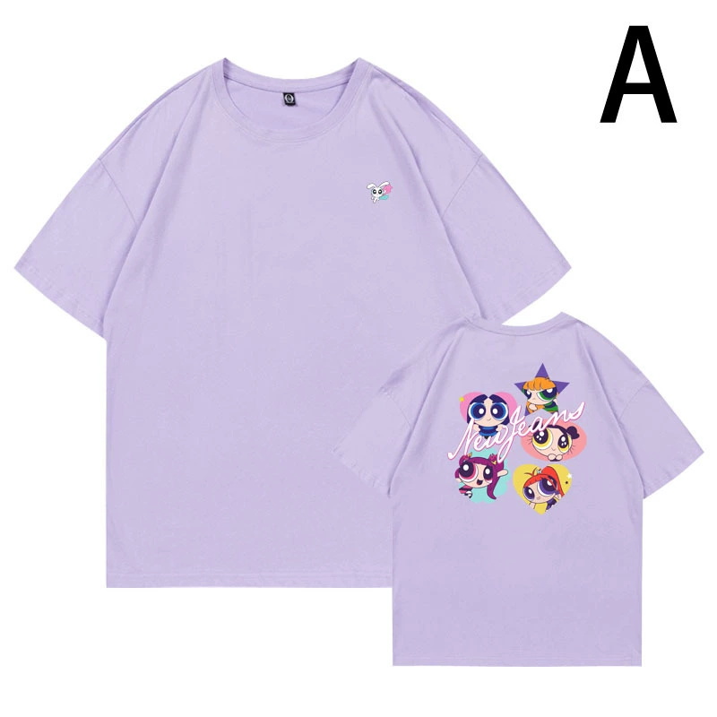 NewJeans X Line Friends Cartoon Short Sleeve T-Shirt-NJZ