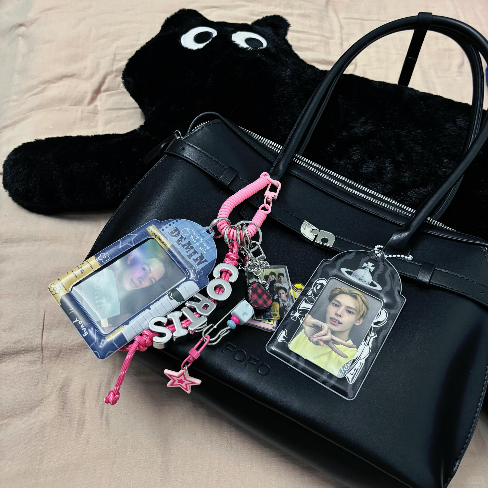 Cortis Photocard Holder Keychain Bag Charm