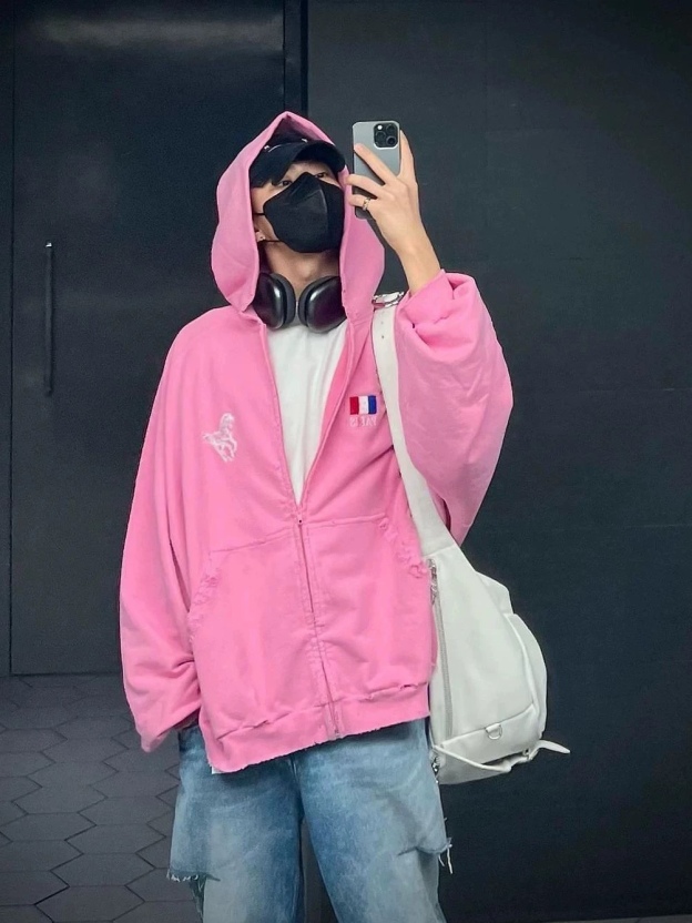 Seventeen Hoshi Inspired Pink Warhorse Hoodie