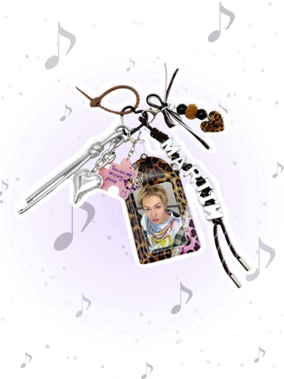 Cortis Photocard Holder Keychain Bag Charm
