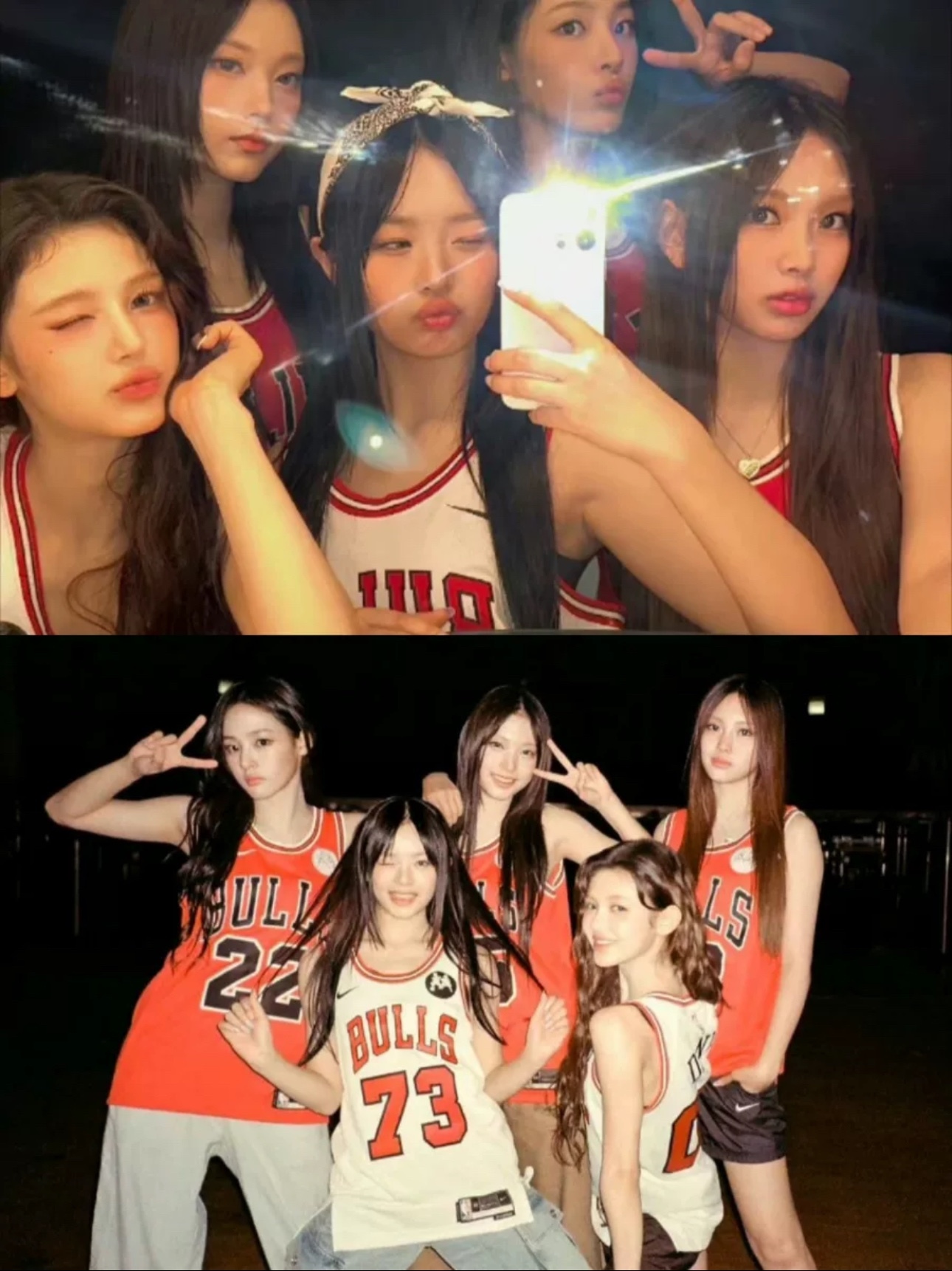 NEWJEANS MINJI customized Chicago Bulls 22 Jersey