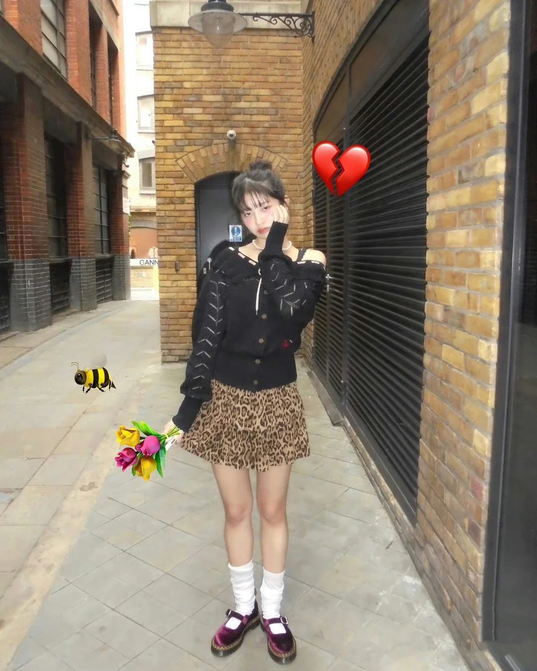 Leopard Ruffled Mini Skirt-Rei IVE