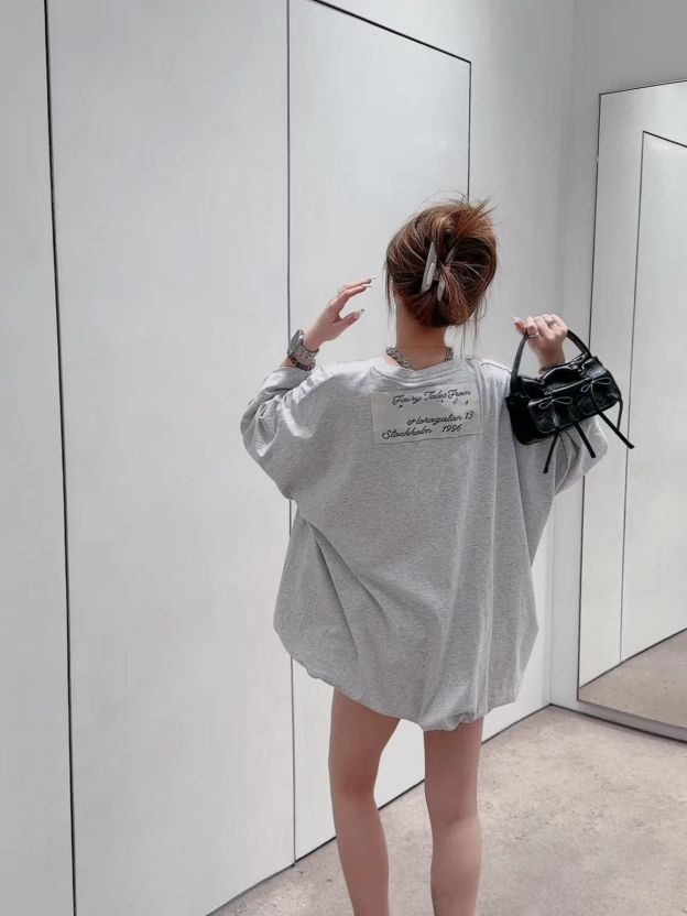 BLACKPINK Jennie Inspired Puff Sleeve Loose T-Shirt