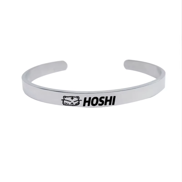 SEVENTEEN Fanmade Titanium Steel Cuff Bracelet