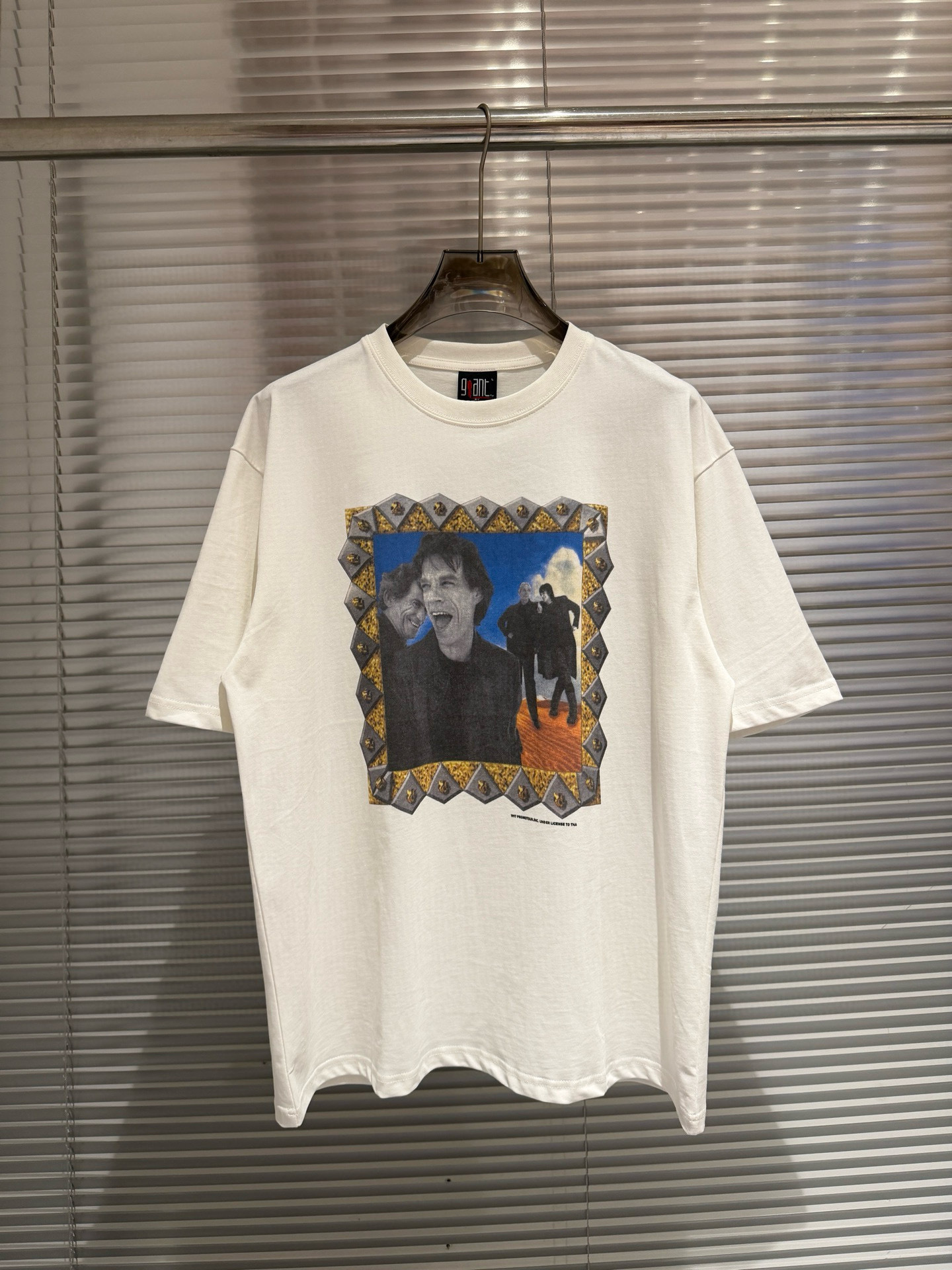 Cortis Martin Inspired The Rolling Stones Retro Band Print Tee