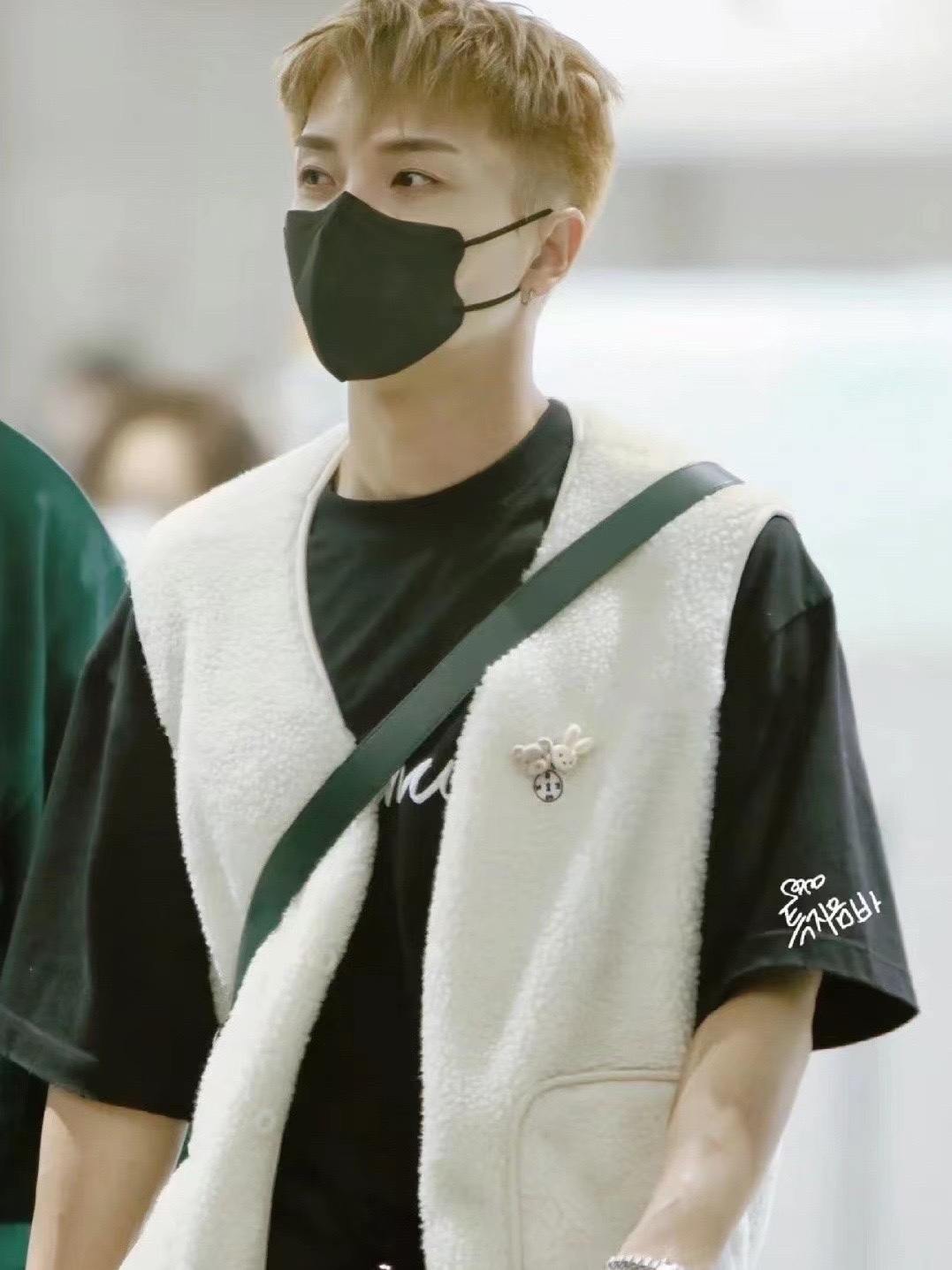 Seventeen Jeonghan  Inspired Sherpa Vest