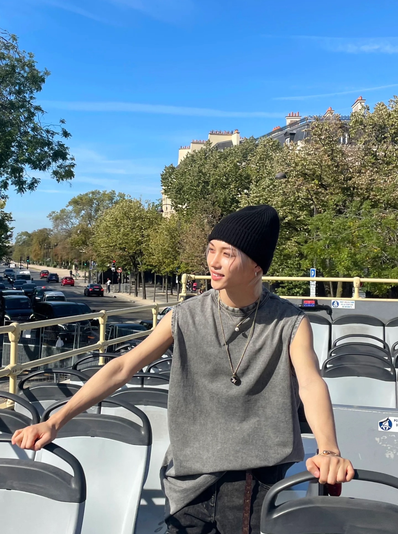 Stray kids Felix Felix Washed Cotton inspired Sleeveless T-Shirt Tank-Straykids