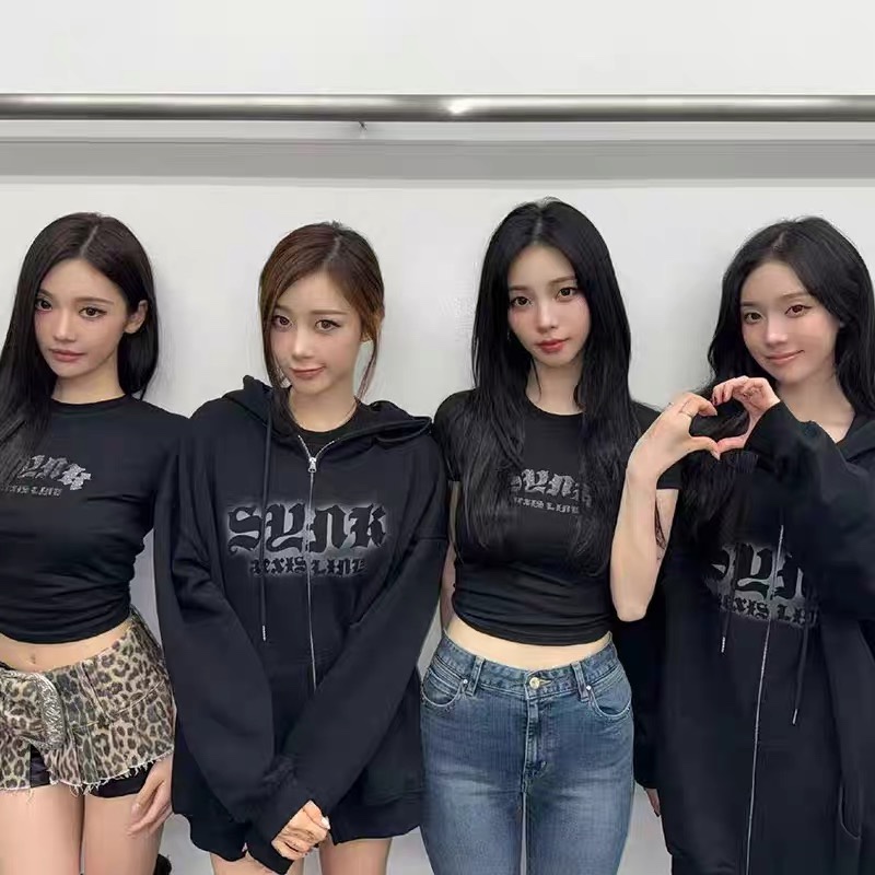 Aespa 2025 Tour SYNK aeXIS LINE Merch Inspired Hoodie