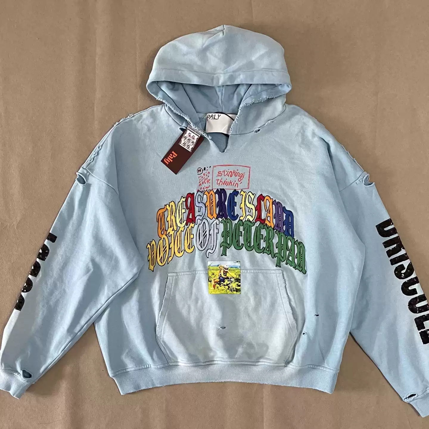 Boynextdoor Woonhak PALY Bobby Driscoll Hoodie Baby Blue