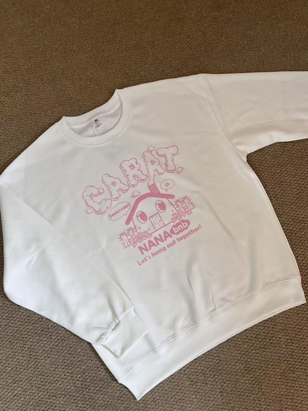 Seventeen nanatour merch inspired nanabnb hoodie