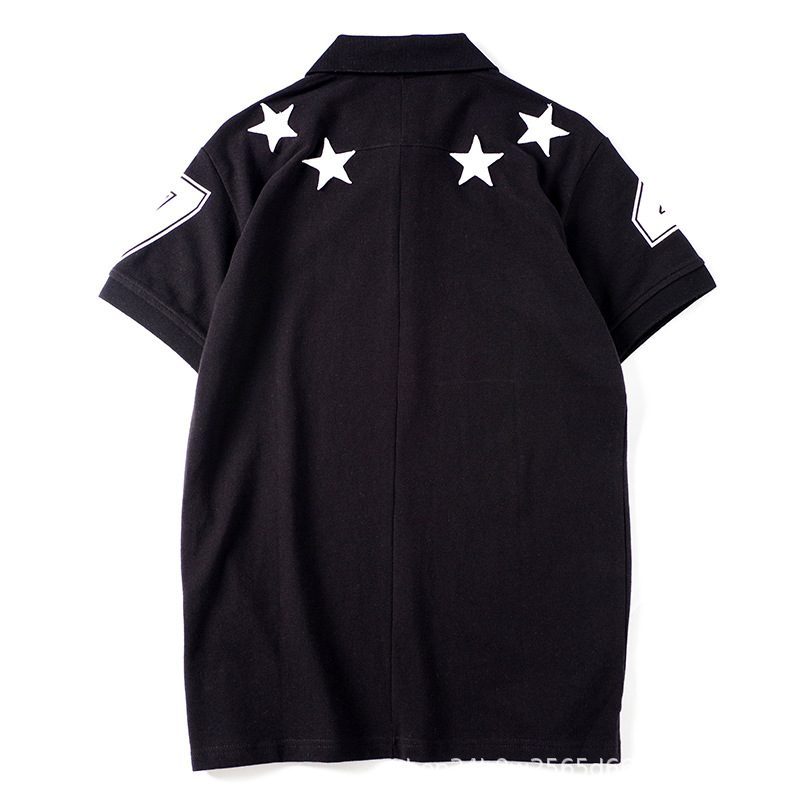 Cortis Keonho Inspired Star Print Polo Shirt