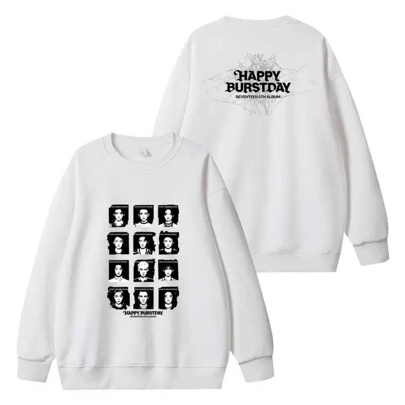 Seventeen HappyBursday album merch inspired hoodie