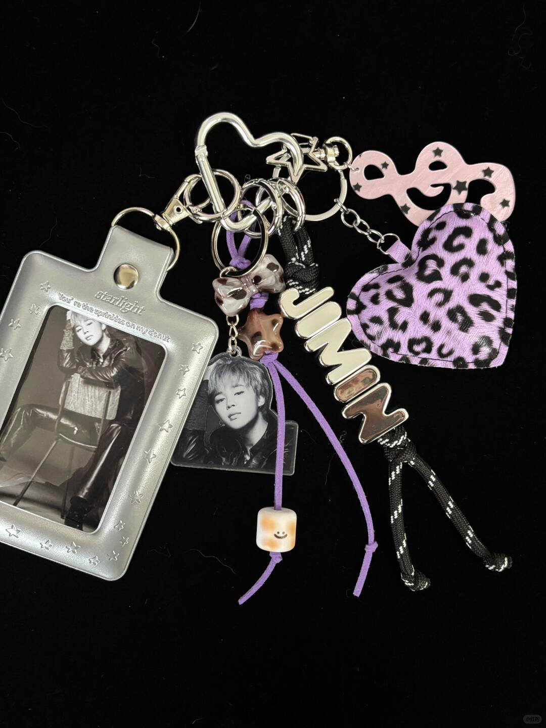 BTS Photocard Holder Keychain Bag Charm