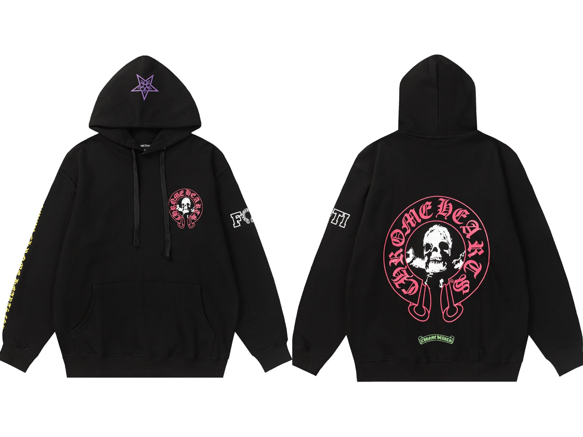 ENHYPEN Jay Inspired Skull Graphic Hoodie
