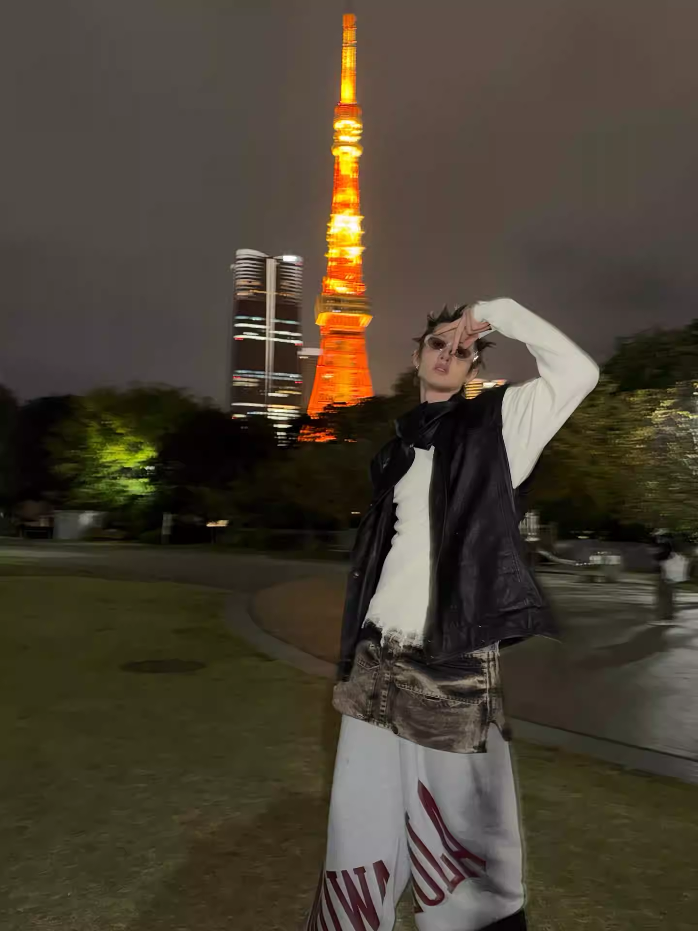 Enhypen Niki&Cortis Martin Inspired Baggy Stamp Joggers