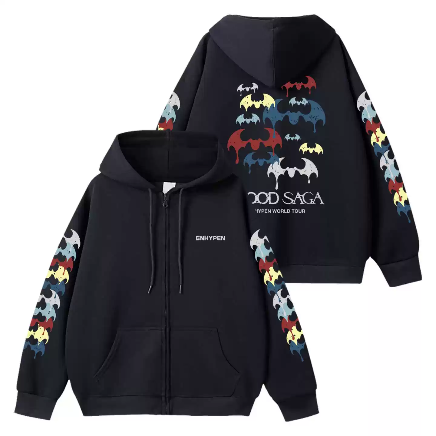 Enhypen 2026 WORLD TOUR BLOOD SAGA Merch Inspired Hoodie