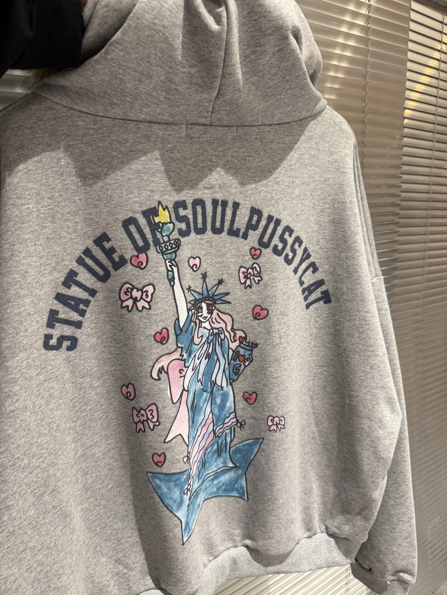 IVE Rei Inspired Grailz Style Parody Fur Zip Up Hoodie