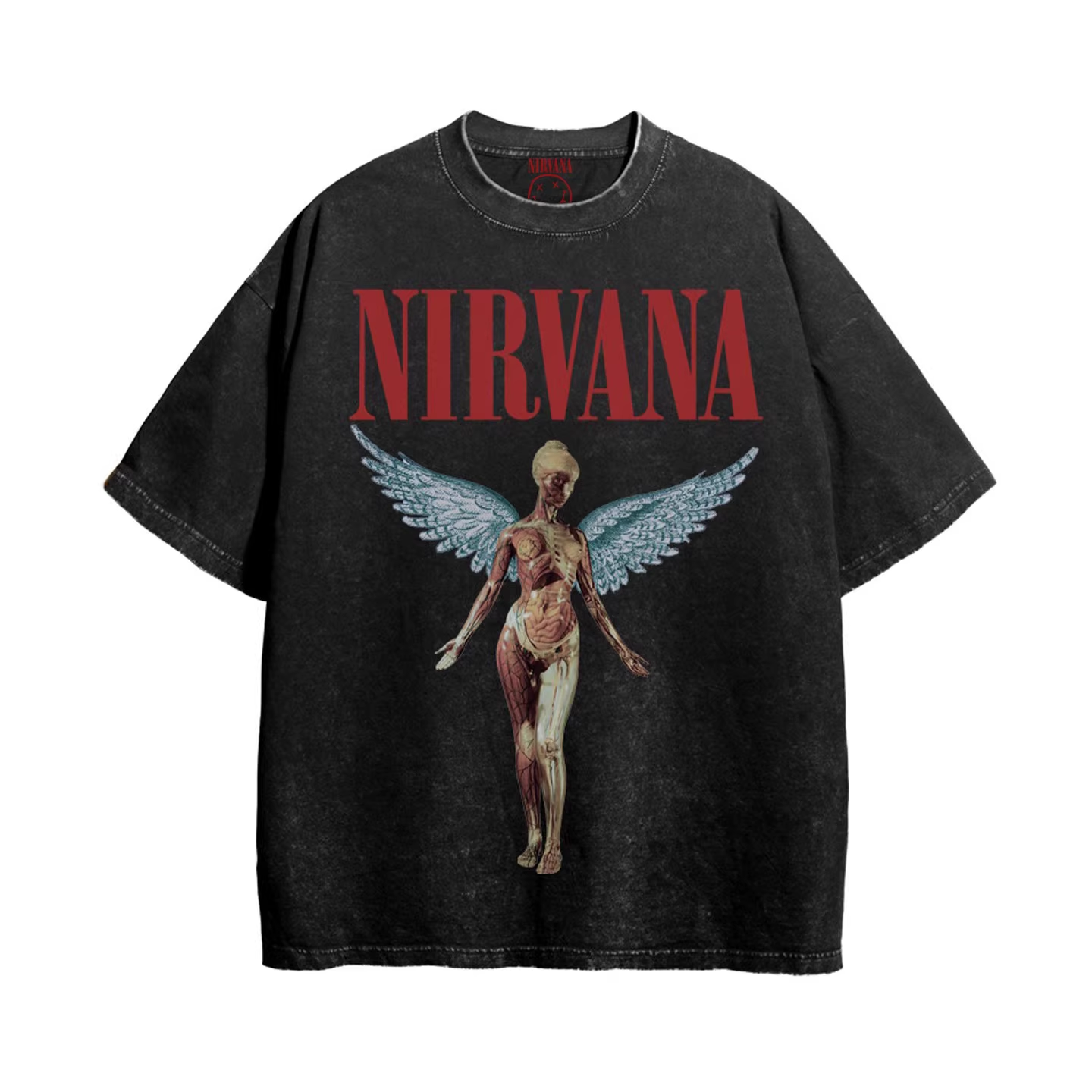 Stray Kids Hyunjin Inspired Nirvana In Utero Angelic T-Shirt-Straykids