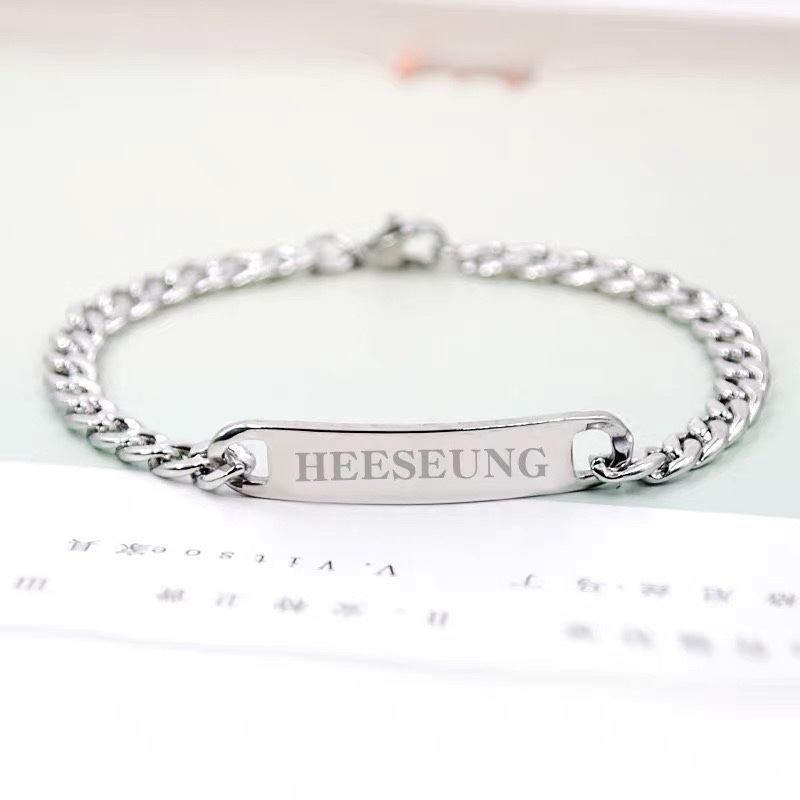 Heeseung Kpop Inspired Jewelry Set | Ring Necklace Bracelet Chain Pendant Fan Merch