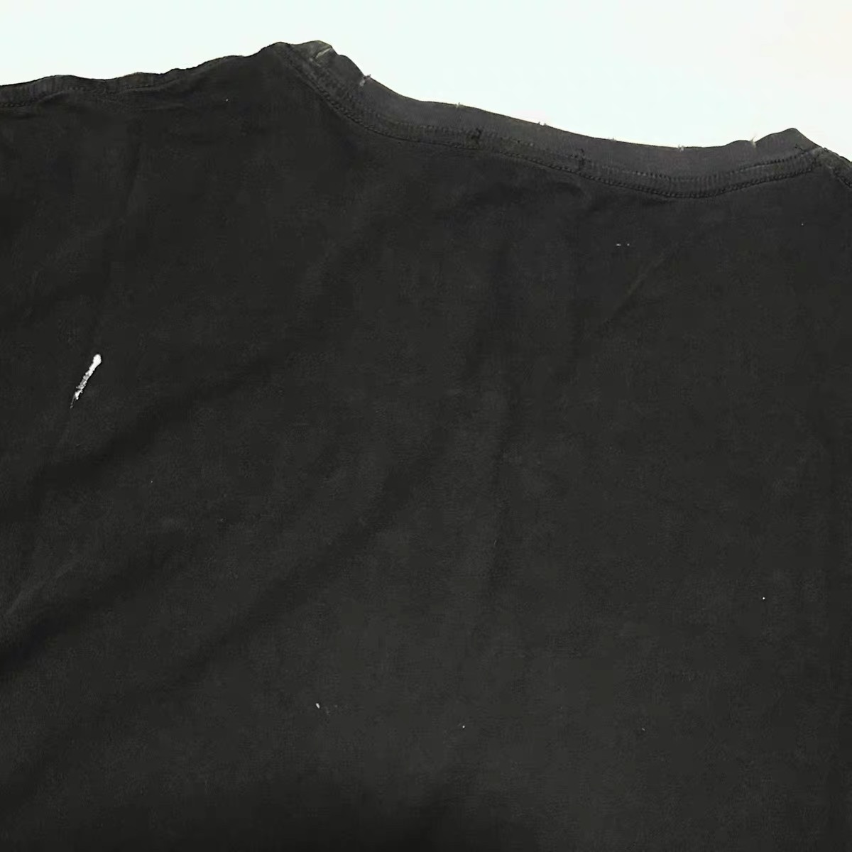 Distressed Washed Grey Keywords Inspired Short Sleeve T-shirt