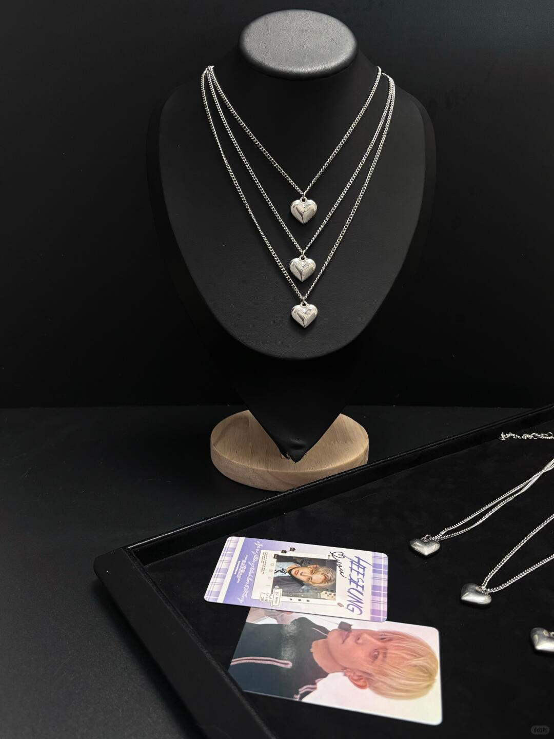Heeseung Evan Inspired Heart Pendant Necklace