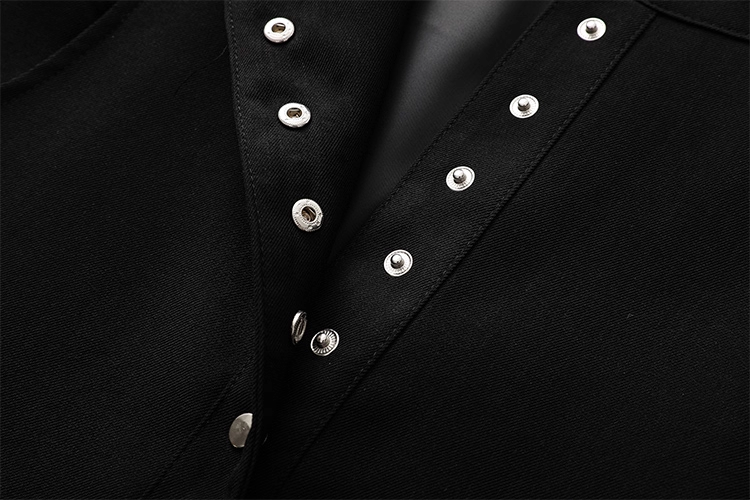 Blackpink Jennie Inspired Black Round-Neck Cropped Jacket