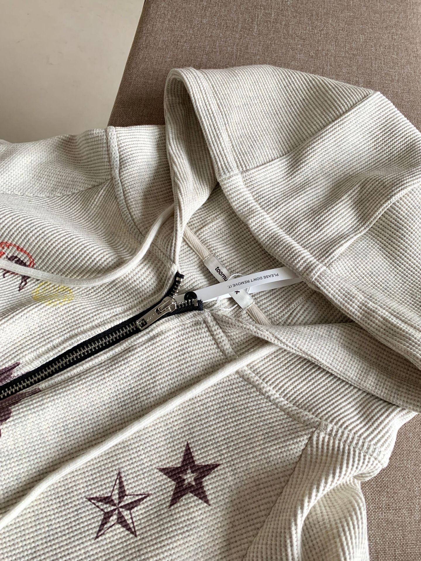 Blackpink Jennie Inspired Horse Graffiti Print Hoodie Jacket