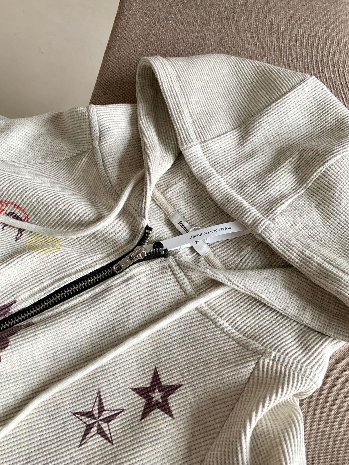 Blackpink Jennie Inspired Horse Graffiti Print Hoodie Jacket