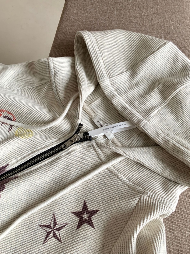 Blackpink Jennie Inspired Horse Graffiti Print Hoodie Jacket