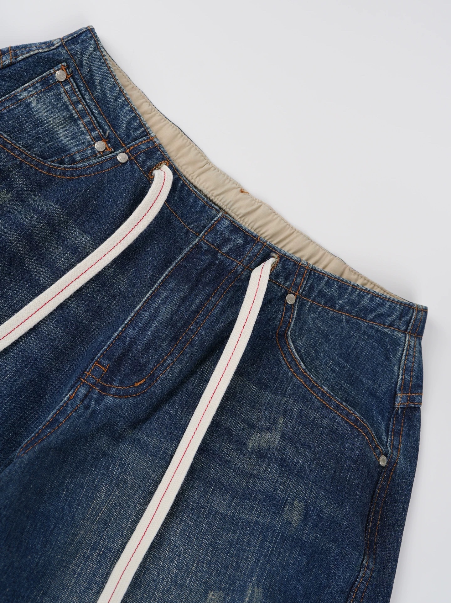 Blackpink Jennie Inspired Drawstring Wide Leg Jeans