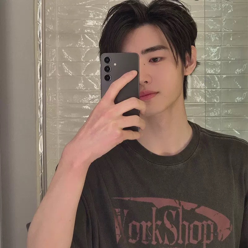 ENHYPEN Sunghoon Inspired Oversized  gray T-Shirt