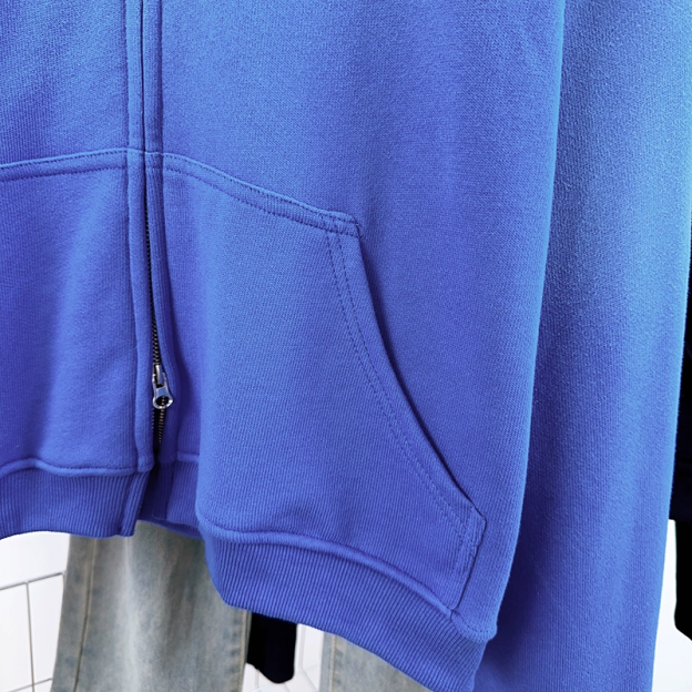 TXT Yeonjun Inspired Blue Gradient Zip-Up Hoodie