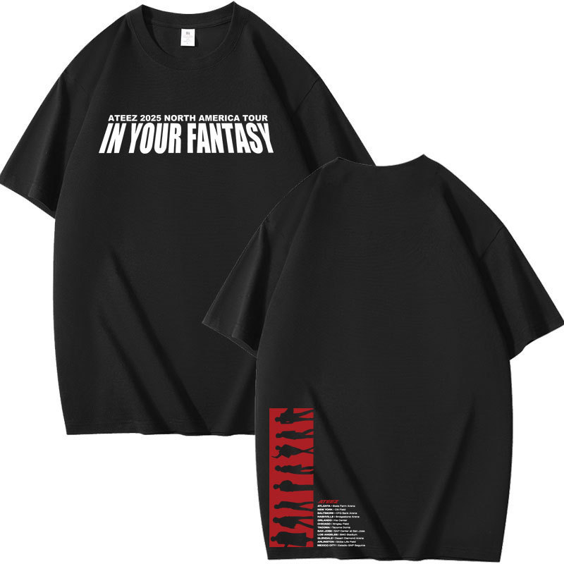 ATEEZ 2025 In Your Fantasy World Tour in North America Merch Inspired T-Shirt