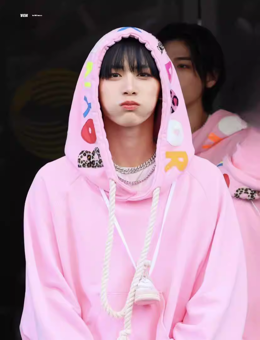 BND one and only stage inspired PINK HOODIE-boynextdoor