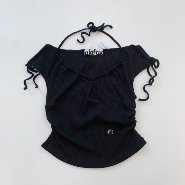 Aespa Ningning Inspired Sleeveless One-shoulder Top Low-rise Cargo Pants Set