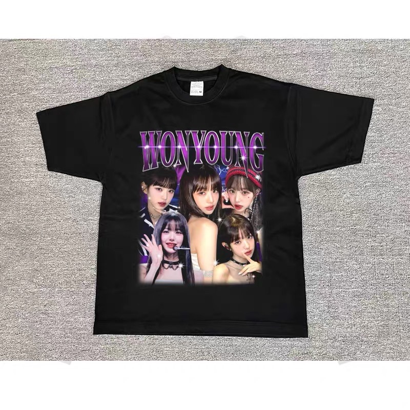 IVE Custom Member Printed Retro Washed T-Shirt