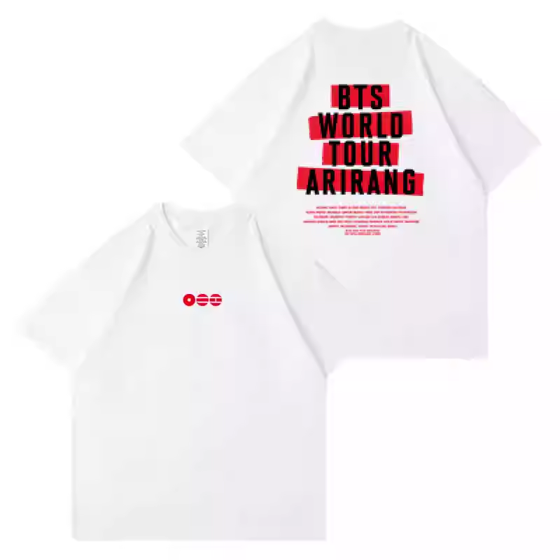 BTS 2026 World Tour Merch Inspired T-Shirt