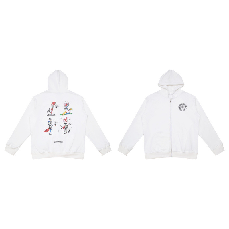 Enhypen Niki&Heeseung Inspired Cross Pattern Zip-up Hoodie