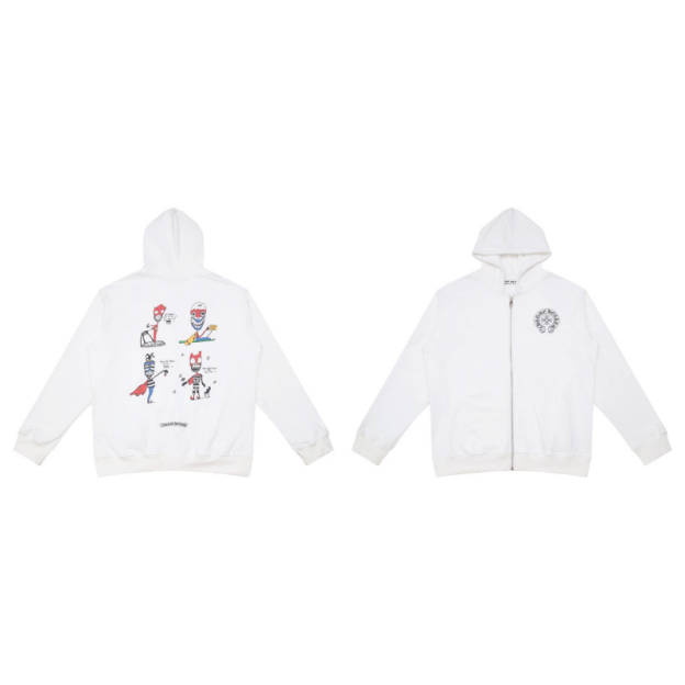 Enhypen Niki&Heeseung Inspired Cross Pattern Zip-up Hoodie