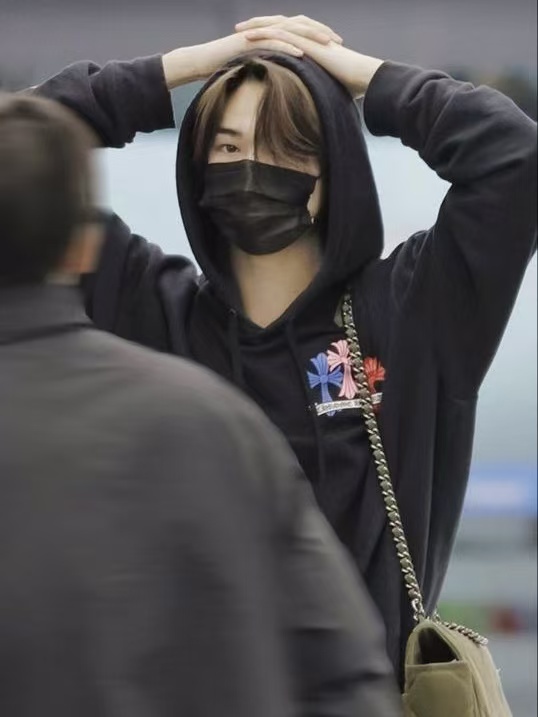 Ehypen Niki Inspired Multi Color Cemetery Cross Logo Hoodie