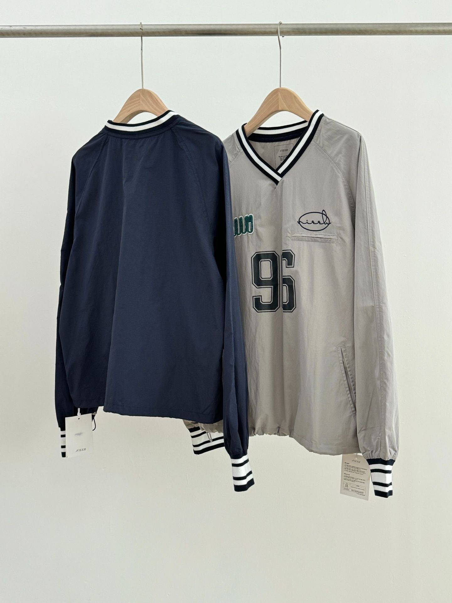 Blackpink Jennie Embroidered Baseball Jersey inspired Hoodie