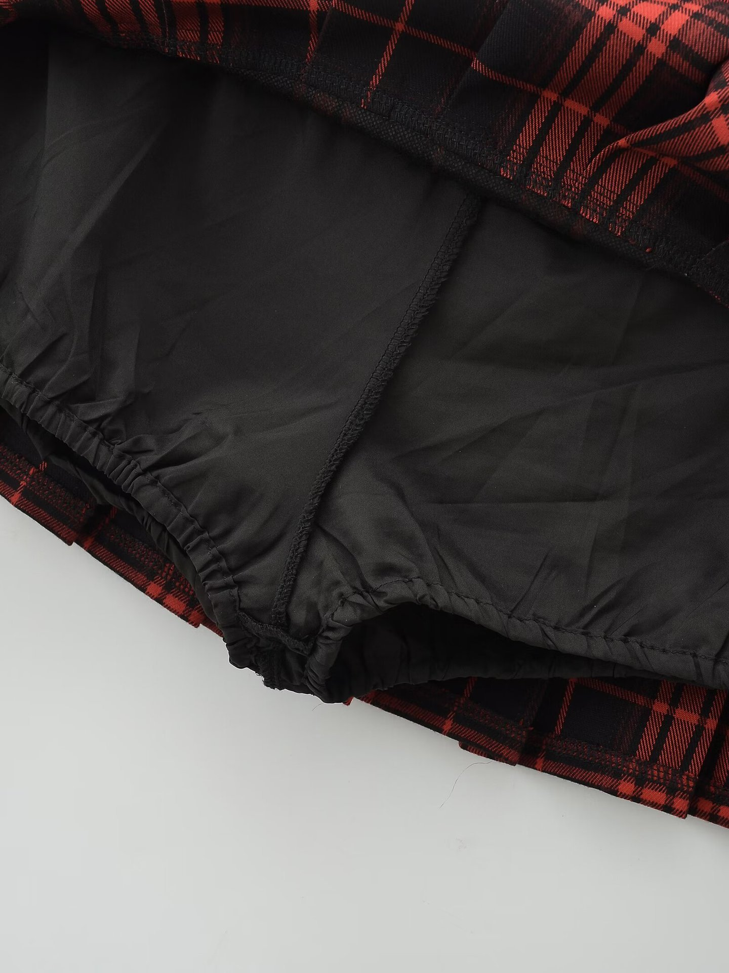 Plaid Low Waisted Short Skirt-Straykids concert outfitidea for STAY