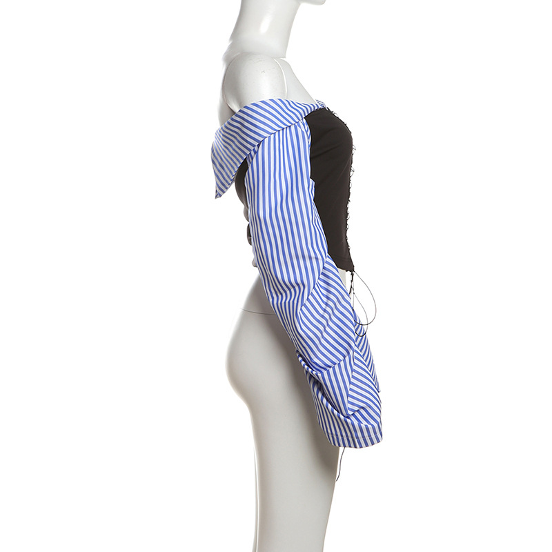 Strap One-shoulder Top Short Set for STAY | Stray Kids Concert Outfit