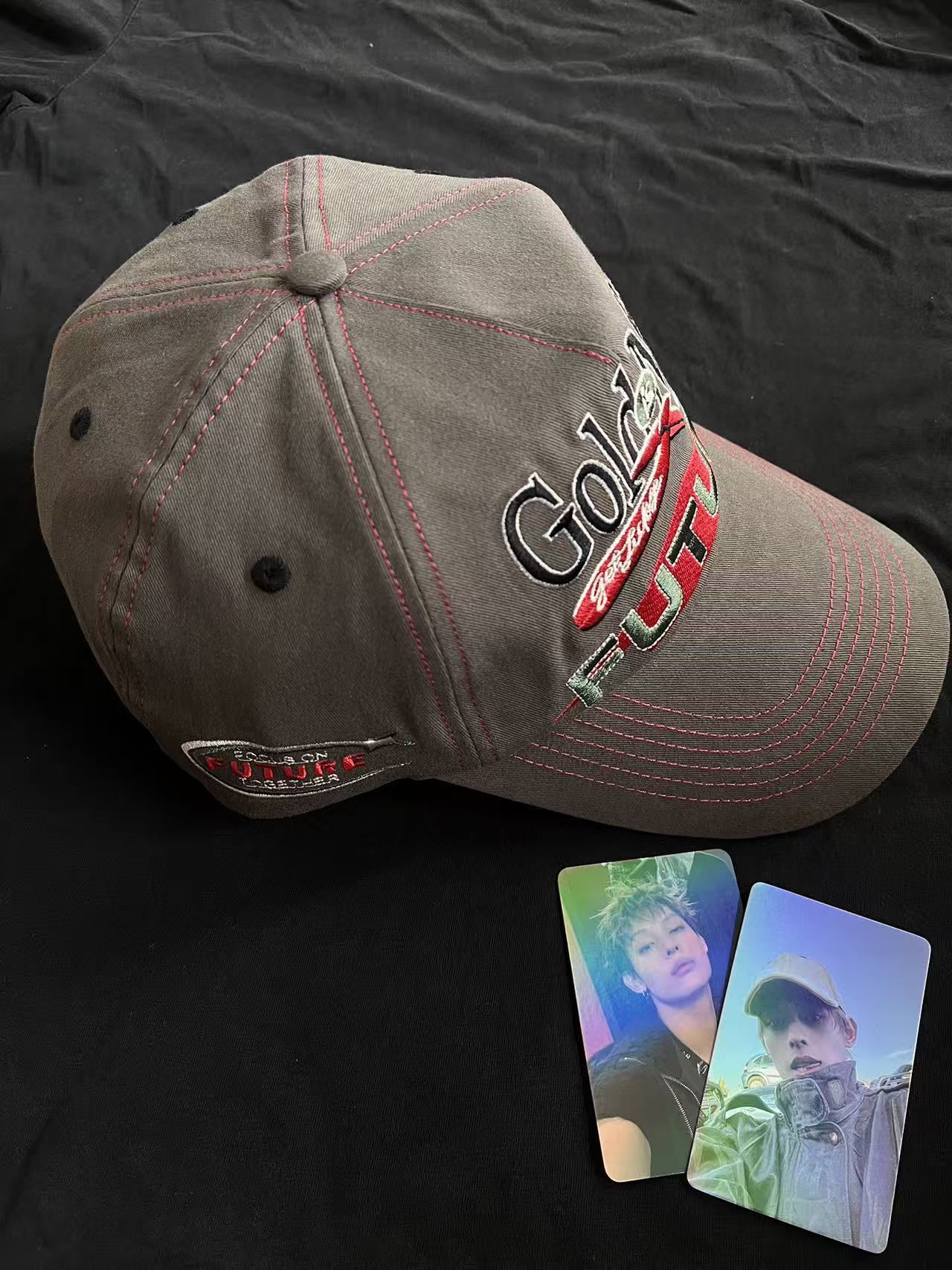 Cortis James&Juhoon Inspired Goldmine Future Embroidered Cap Hat