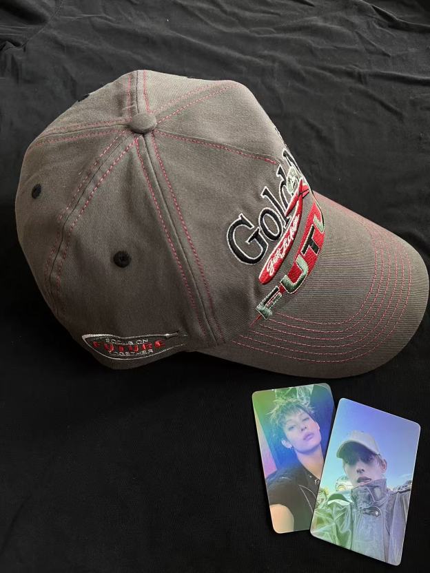 Cortis James&Juhoon Inspired Goldmine Future Embroidered Cap Hat