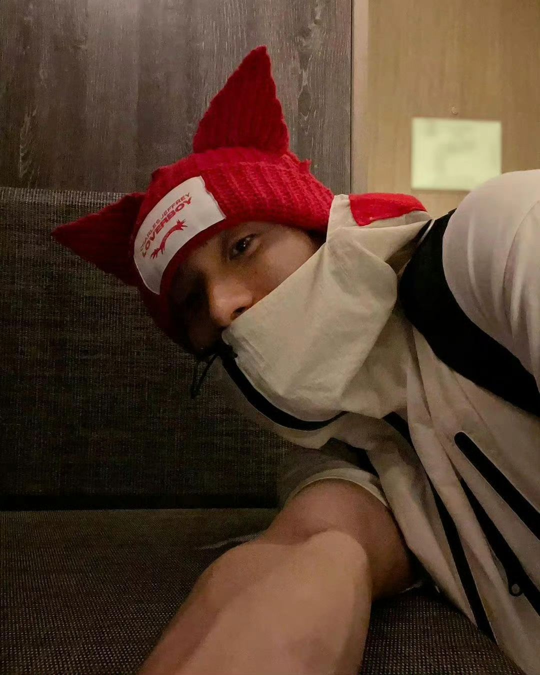 BE the sun cat ears wool knit hat-DK HOSHI Seventeen