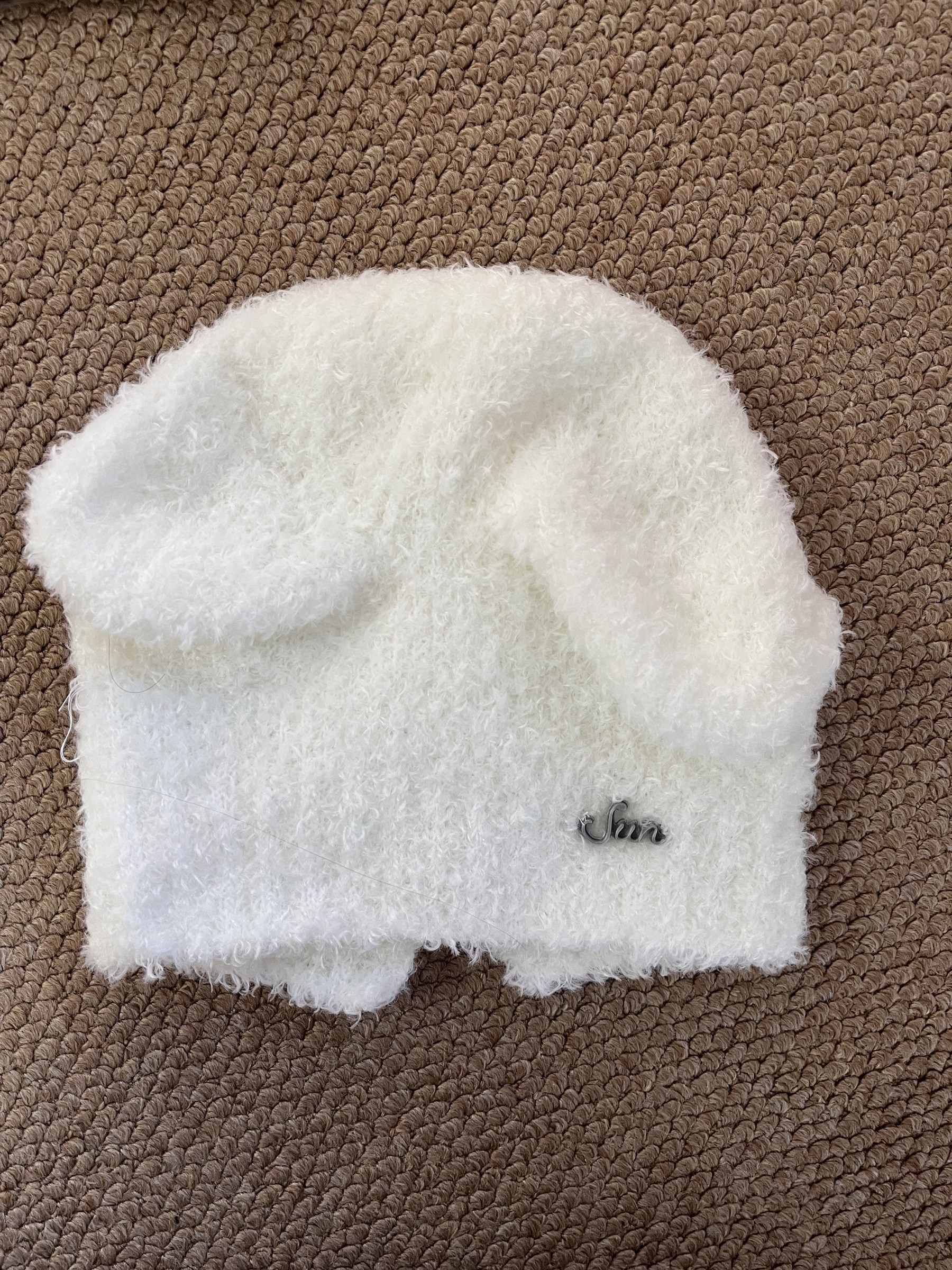 Enhypen Sunoo Artist Made Inspired Fuzzy Bear Beanie