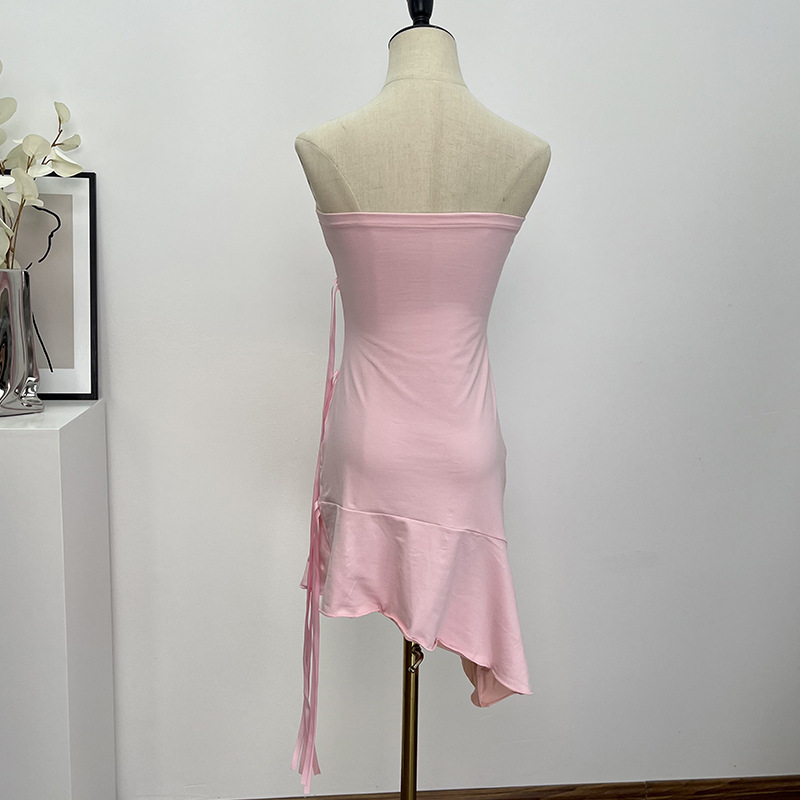 Pink Ribbon Dress-Outfitidea For Blinks BLACKPINK-Inspired Fashion