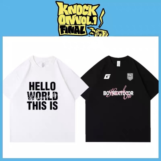 BOYNEXTDOOR Tour KNOCK ON VOL.1 Final Merch Inspired T-Shirt